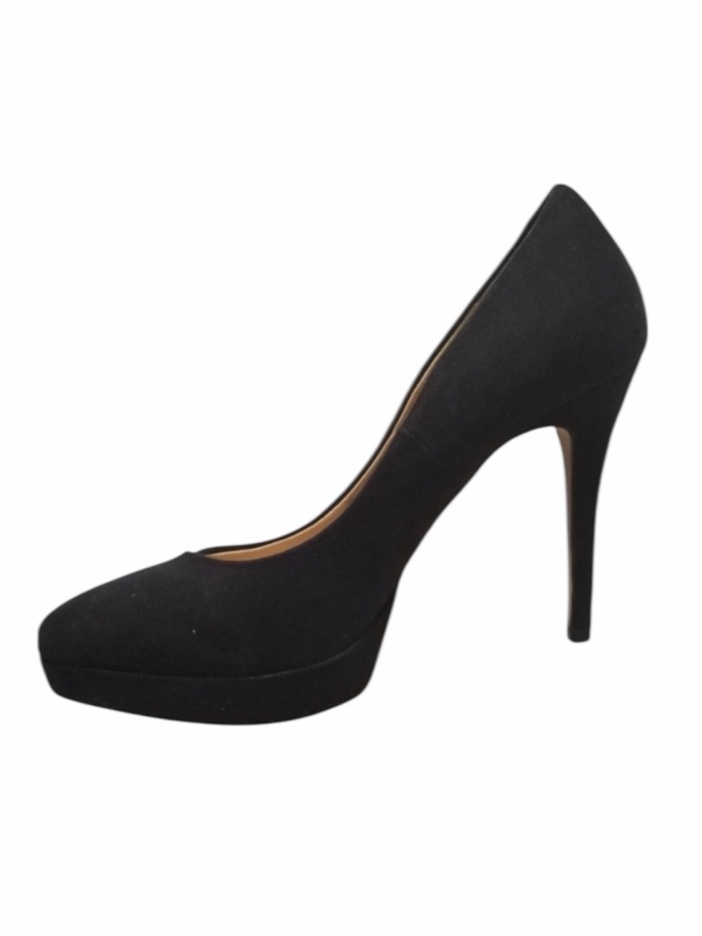 H&M Classic Black Suede Platform Pumps / Heels